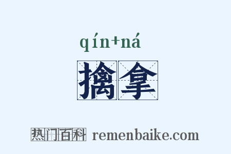 擒拿是什么意思的图片